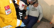Üst geçitte ceketini yürüyen merdivene kaptırıp düştü