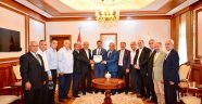 Vali Baruş'a Muhtarlar Derneği Başkanlarından ziyaret