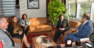 Vali Kaban'dan Şah İsmail Uçar'a ziyaret