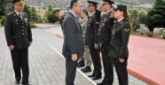 Vali Mustafa Toprak, İl Jandarma Komutanlığını ziyaret etti