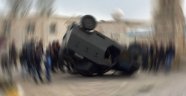 Van'da askeri araç devrildi: 13 yaralı