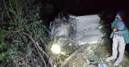 Virajı alamayan otomobil şarampole devrildi: 4 ölü, 2 yaralı