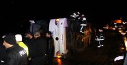 Yalova'da otobüs devrildi: 14 yaralı
