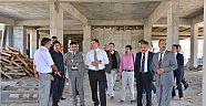 Yapımı devam eden inşaatları yerinde inceleyen Başkan Çakır: