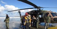 Yaylada mahsur kalan işçiler için helikopterle kurtarma operasyonu