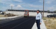 Yazıhan'da asfalt çalışması