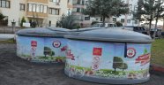 Yeraltı çöp konteyneri uygulaması başladı