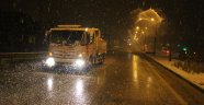 Yoğun kar yağışında Kavacık rampası kısa süreliğine kapandı