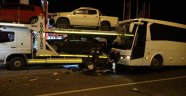 Yolcu otobüsü kaza yaptı: 3'ü ağır 13 yaralı