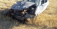 Yoldan çıkan otomobil takla attı: 1 ölü, 3 yaralı
