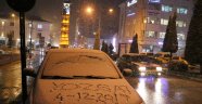 Yozgat'a mevsimin ilk karı yağdı