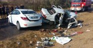 Yozgat'ta otomobiller çarpıştı: 1 ölü, 7 yaralı