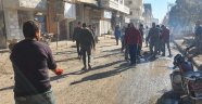 YPG/PKK Azez'deki sivillere saldırdı:1 ölü 9 yaralı