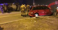 Zırhlı polis aracı otomobille çarpıştı: 5 yaralı