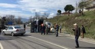 Zonguldak'ta beton mikseri devrildi: 2 kişi yaralı