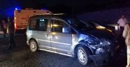 Zonguldak'ta iki otomobil çarpıştı: 2 yaralı