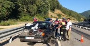 Zonguldak'ta trafik kazası: 2 yaralı