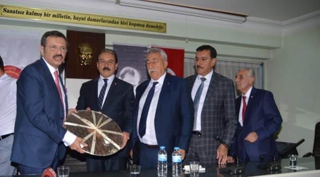 TESK, TOBB ve Türk-İş başkanlarından MESOB'a ziyaret