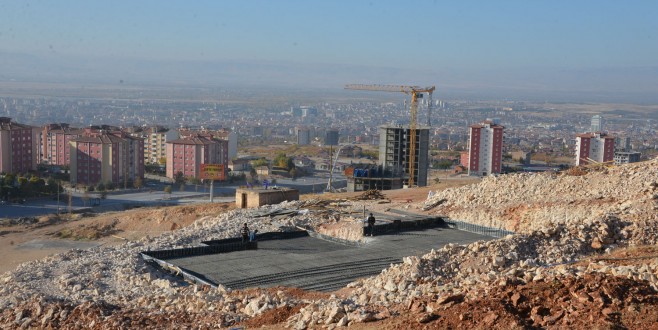 TOKİ BÖLGESİNDE BİN TONLUK SU DEPOSU YAPIMINA BAŞLANDI