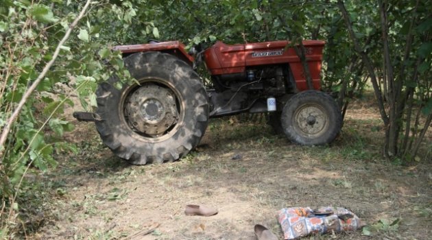 Traktörden düşen çocuk öldü