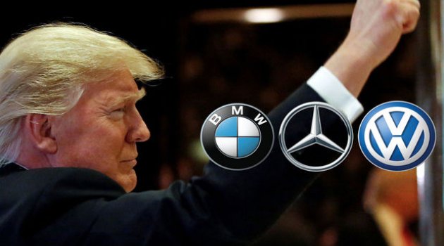 Trump'tan Alman otomobil devlerine rest!
