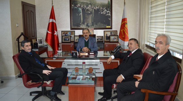 Türk-İş Heyetinden MESOB Başkanı Keskin'e Ziyaret