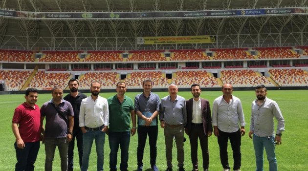 UEFA denetçileri Yeni Malatya Stadyumu'nu inceledi