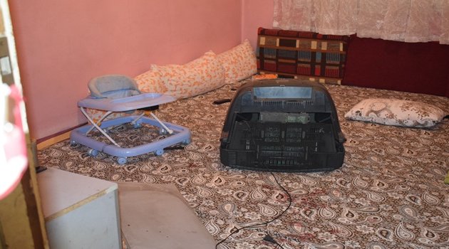 Televizyon üzerine düştü 1 ağır yaralı