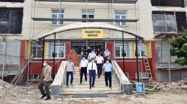 Vali Baruş yatırımları inceledi!