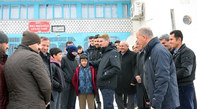 Vali Baruş'tan mahalle ziyaretleri