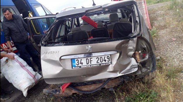 Yerköy'de Trafik kazası 2 yaralı