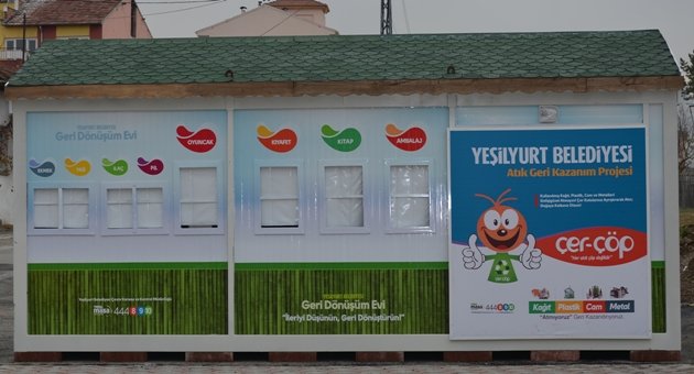 Yeşilyurt Belediyesi'nden 'Geri Dönüşüm Evi'