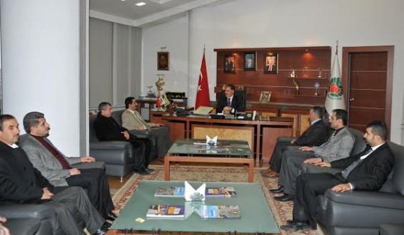 YEŞİLYURT İLÇE TEŞKİLATINDAN BAŞKAN ÇAKIR'A ZİYARET !