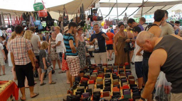 Yunan halkı, Türkiye'de alışveriş yapıyor