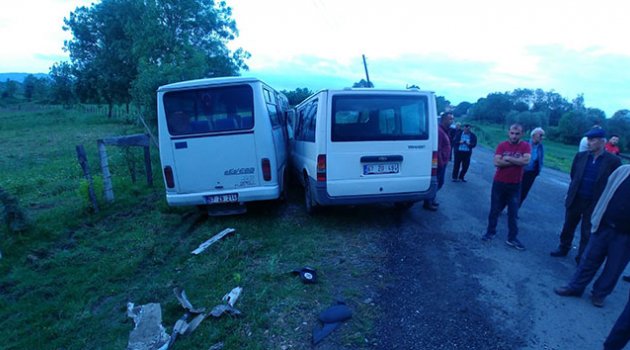 Zonguldak'ta trafik kazası; 3 yaralı