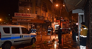 Yangın paniği bütün bina boşaltıldı! 