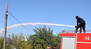 Yaktı izlerken yakalandı!