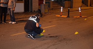 Ticari takside vuruldu!