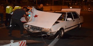 Malatya'da alt geçitte kaza: 2 yaralı