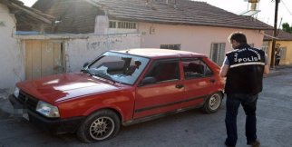 Malatya'da emanet araca satırlı saldırı